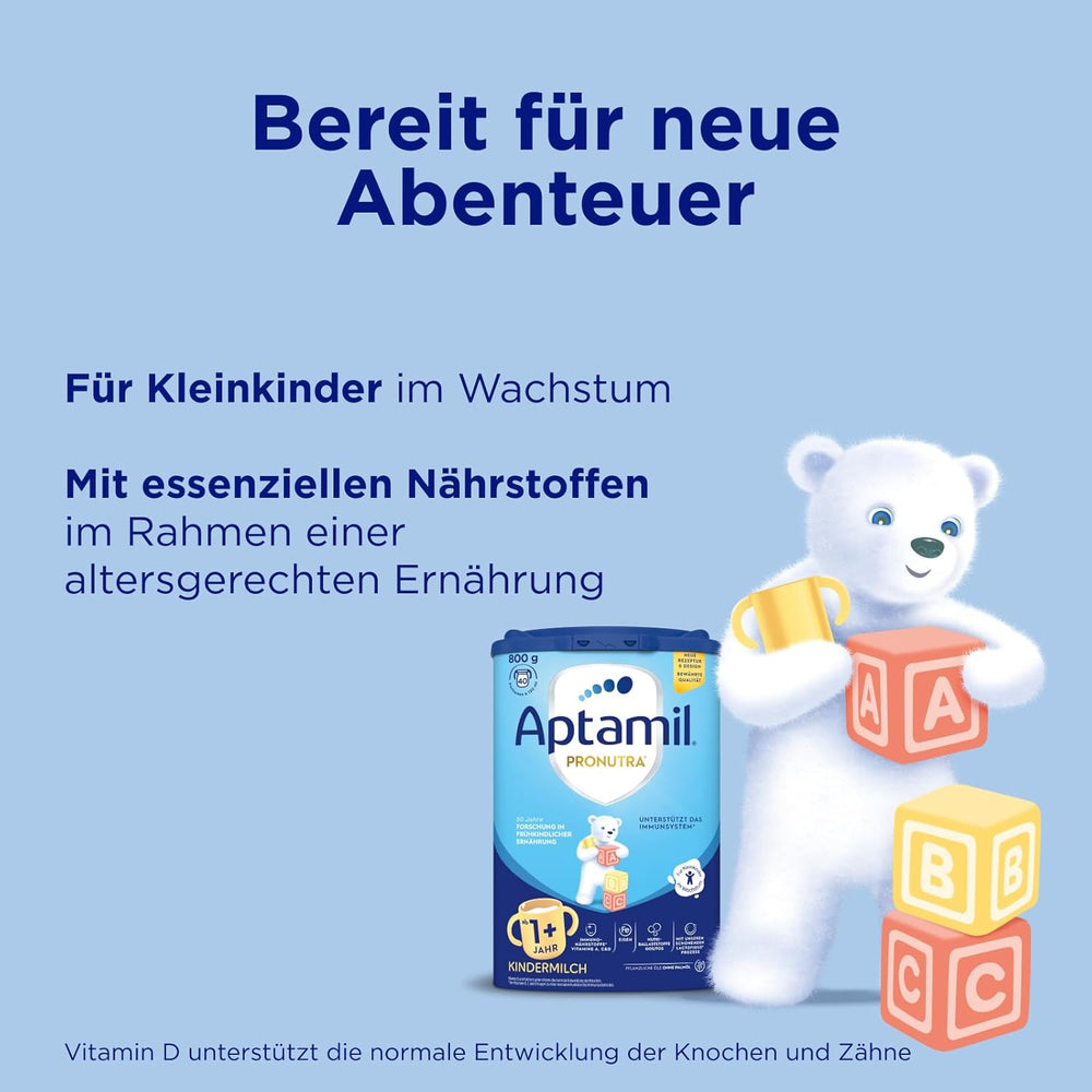 Aptamil Wachstumsmilch 1 Plus - Wachstumsmilch ab 1 Jahr - 800g