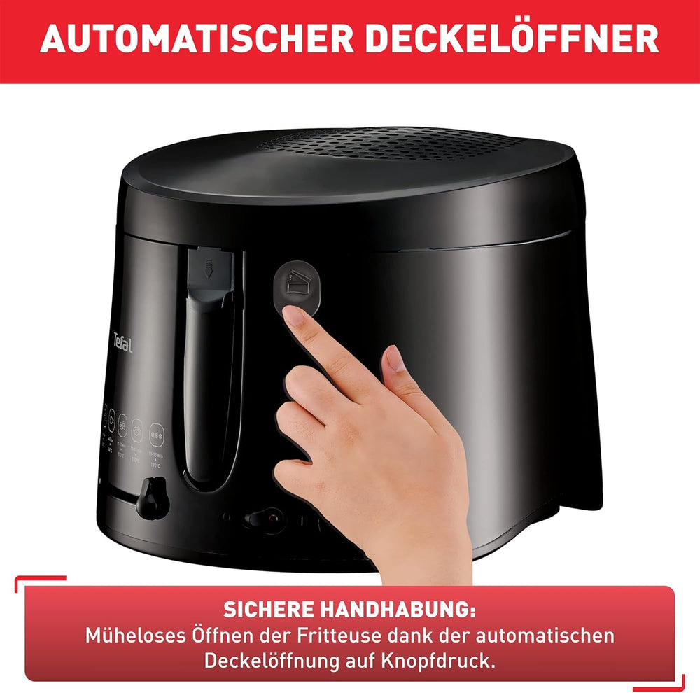 Tefal Maxi Fry Fritteuse, Cool-Wall-Technologie, 1,2 kg, einstellbarer Thermostat. Haushaltsgeräte Naty Shop