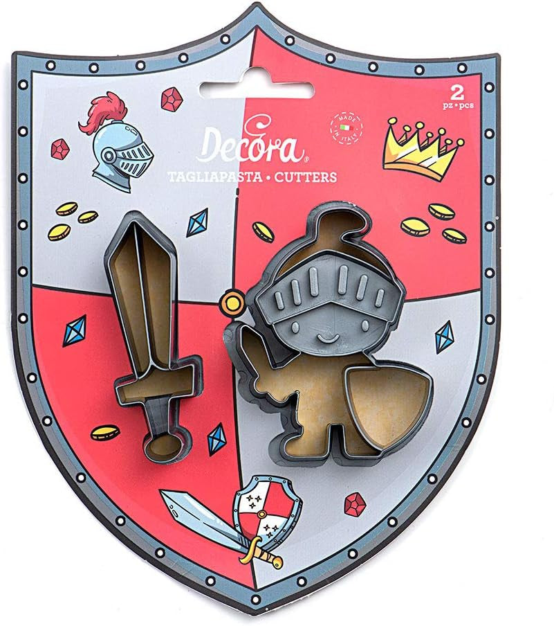 0255053 FORMĂ DE FURSECURI DIN PLASTIC KING, 2 BUCĂȚI, Argintie