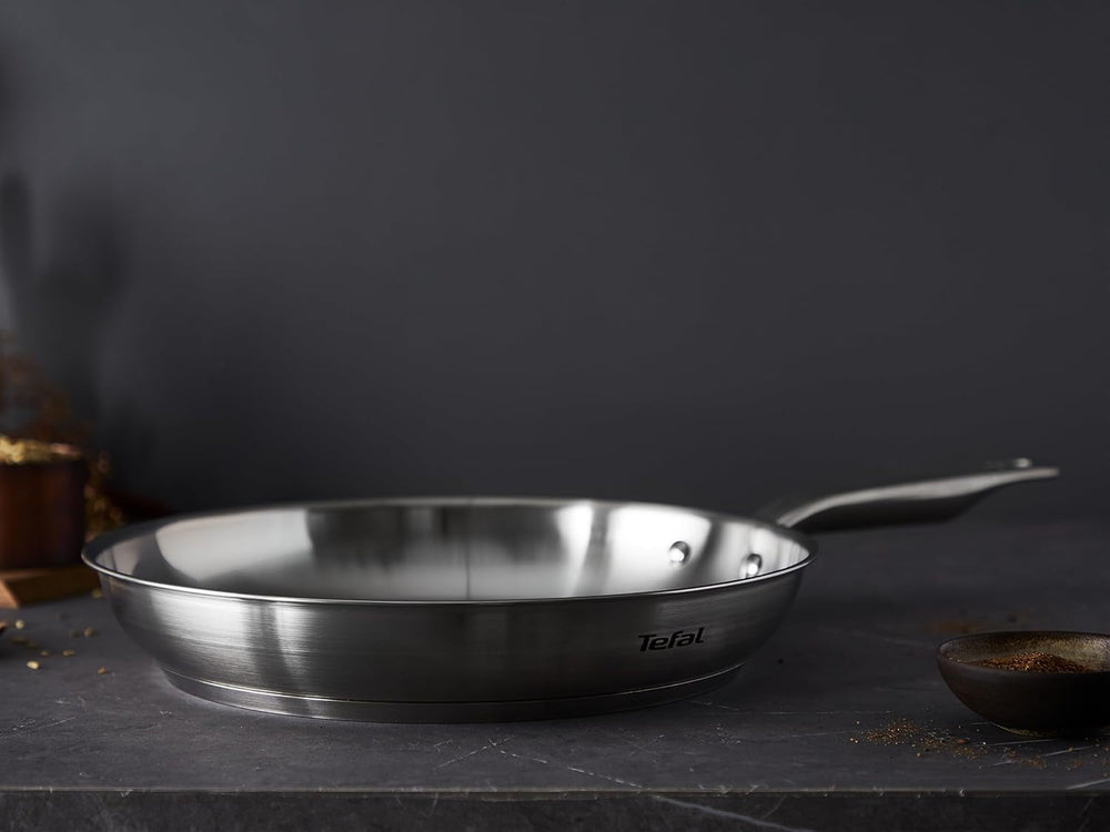 TEFAL VIRTUOSO Pfanne 28 cm, Edelstahlpfanne, Induktion Töpfe und Pfannen Naty Shop