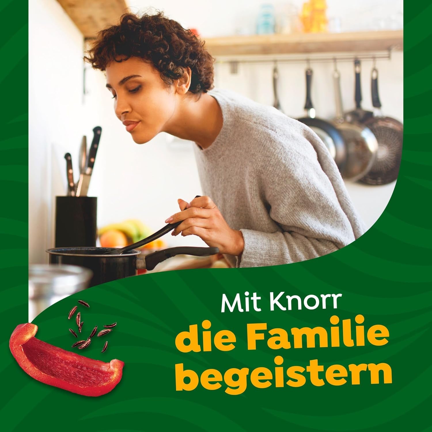 Knorr Fix Würzmischung Paprika-Gulasch für ein leckeres Fleischgericht mit natürlichen Zutaten 4 Portionen