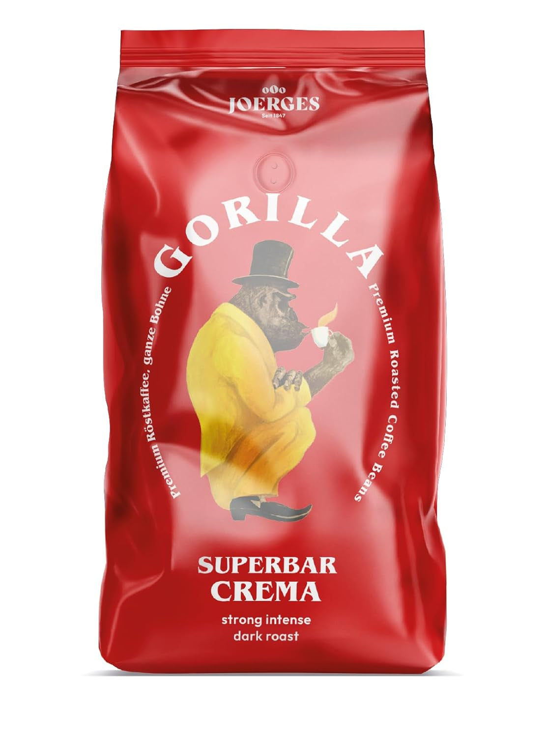 Joerges Super Bar Crema boabe de cafea 1 kg Gust corpolent, aromă intensă în fiecare ceașcă Cafea Naty Shop Default Title