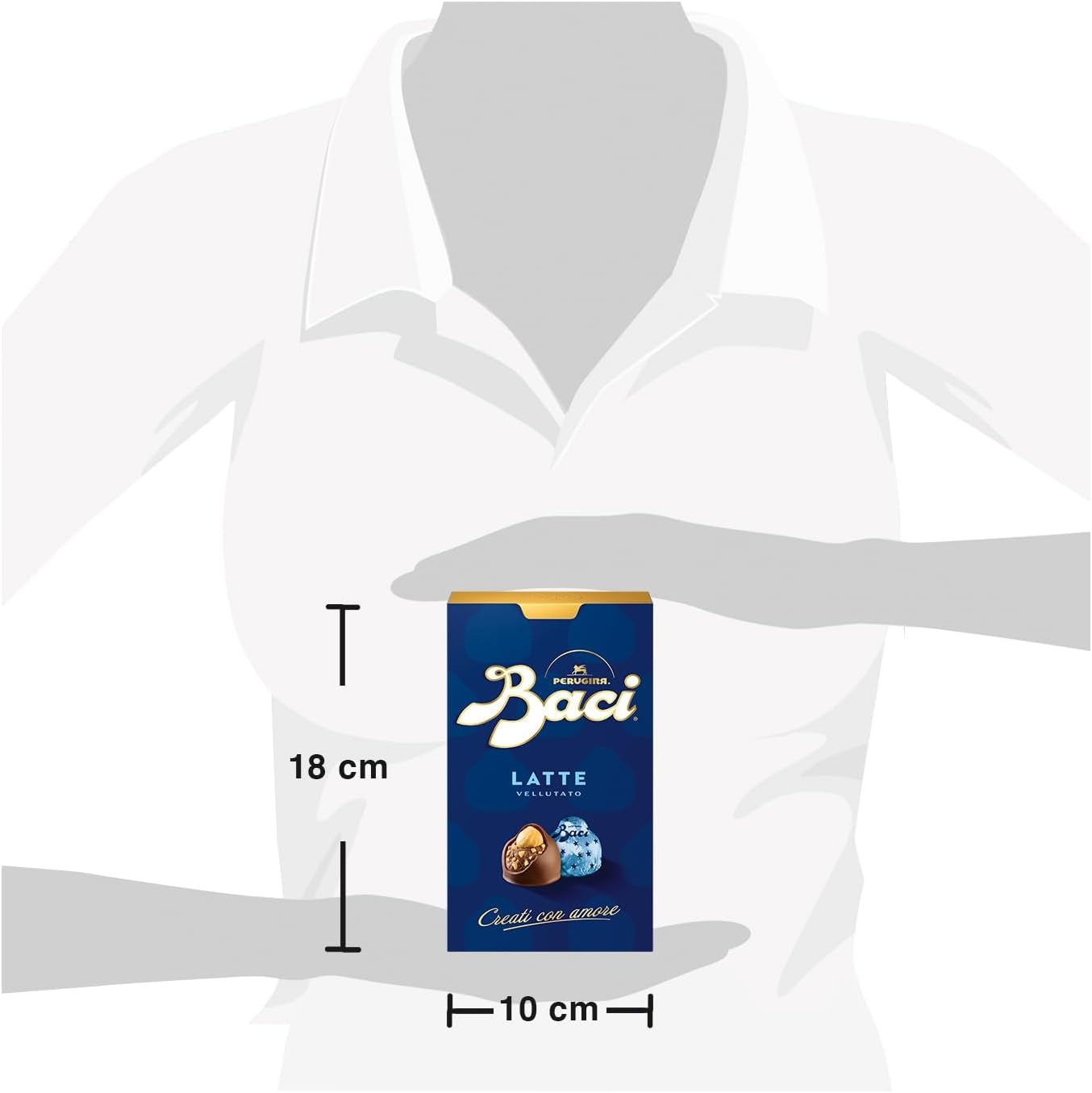 Pralinen mit Vollmilchschokolade und Haselnussfüllung, 200g-Box