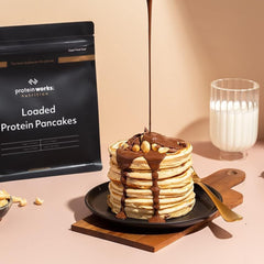 Protein Works – Proteinreicher Pfannkuchen | Premium Pfannkuchenmischung | Eiweißpfannkuchen | Protein-Pfannkuchen | 8 Portionen | Natürlich | 500G Mischung zum Backen und Kochen Naty Shop