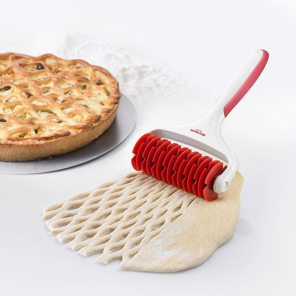 Westmark Gitterroller, Länge: 19,5 cm, Kunststoff, Weiß/Rot, 32182270