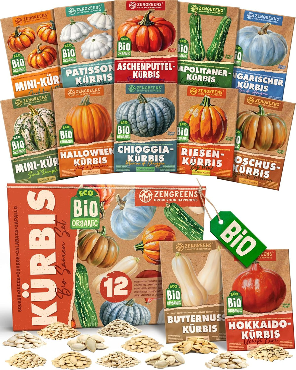 Bio-Tomatensamen im 10er-Set – 10 Tomatensamen für den einfachen Anbau im Garten, Balkon oder Hochbeet – Pflanzensamen – Setzlinge