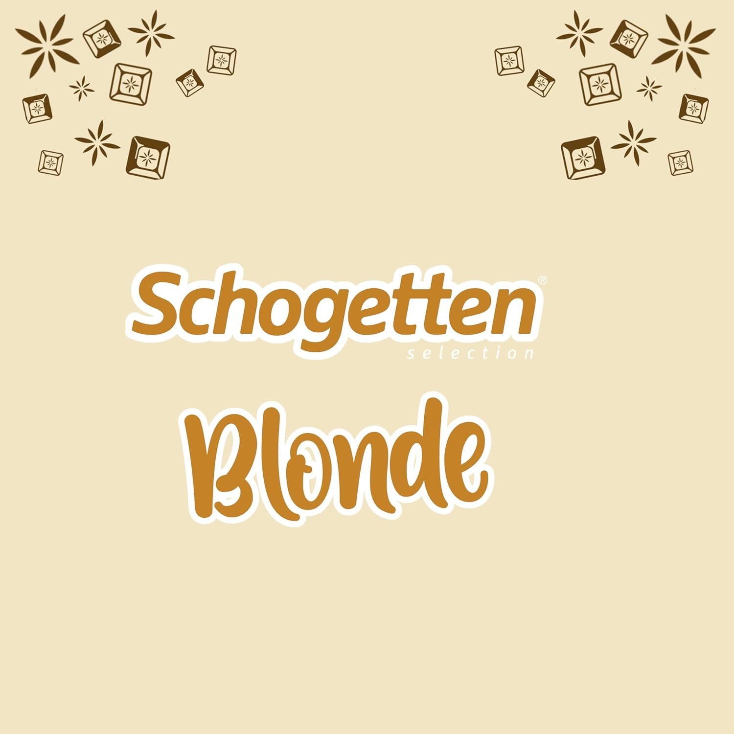 Schogetten Blondes Karamell | Karamell mit weißer Schokolade und Karamellstückchen | Schokoriegel 100g | Praktisch portioniert