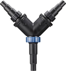 OASE 56668 Distribuitor în Y 1 1/2 inch, negru - Distribuitor de apă, accesoriu pentru racorduri universale în trepte, distribuitor, accesoriu pompă