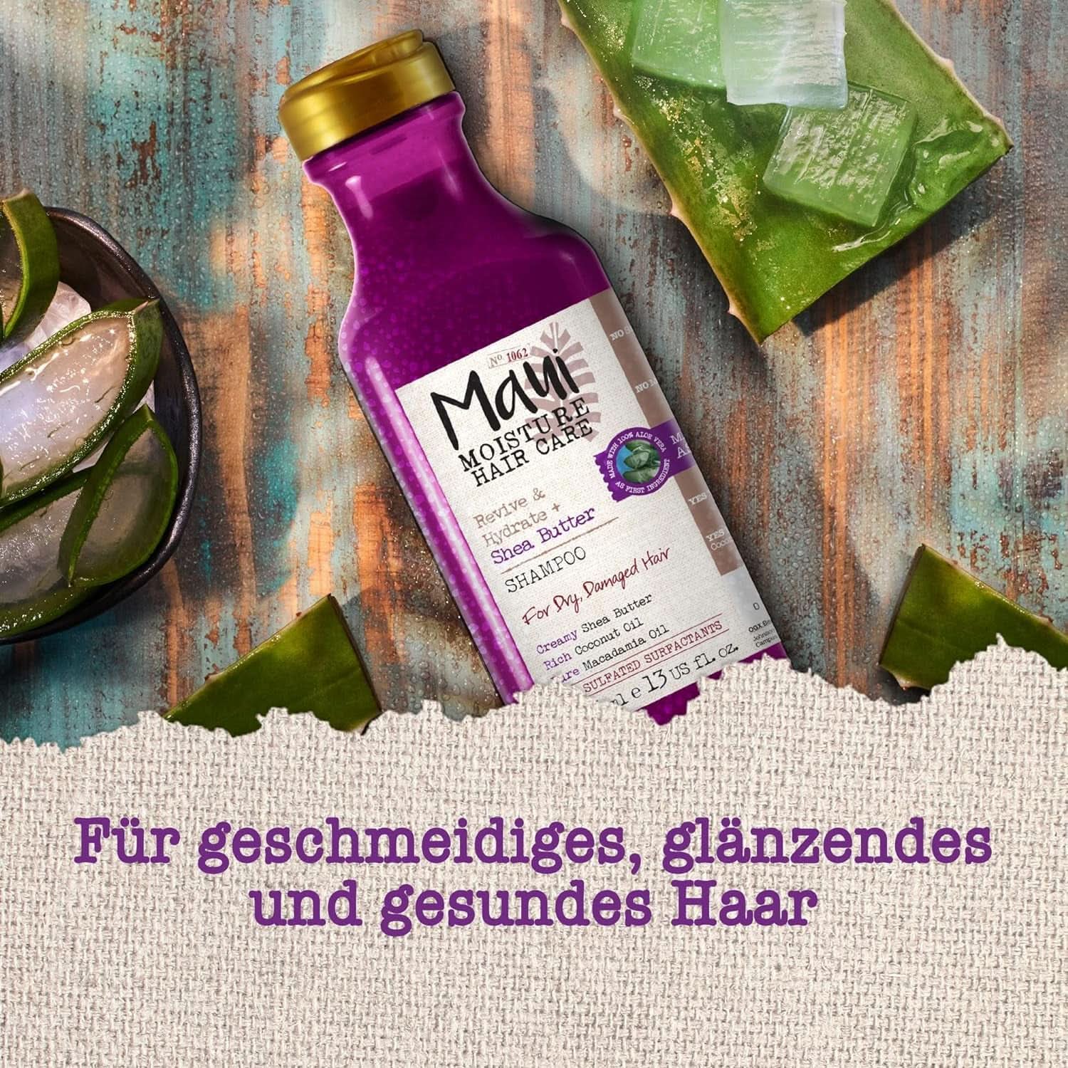 Maui Moisture Revive & Hydrate + Sheabutter, Shampoo oder Spülung, 385 ml Dusche & Bad Naty Shop