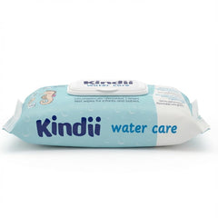 Kindii Water Care Feuchttücher – Aqua Baby Wipes – 100 % Viskose, 99,9 % Wasser, Grapefruit-Extrakt, Schalgröße 150 x 200, 100 % biologisch abbaubar, plastikfrei, Reinigungstücher für empfindliche Haut