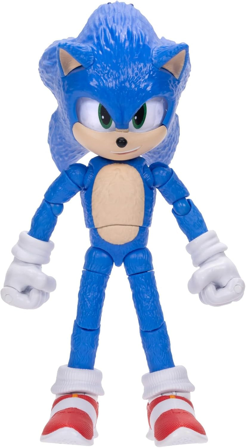Sonic 3 Movie 12,7 cm Shadow Actionfiguren Naty Shop Blau