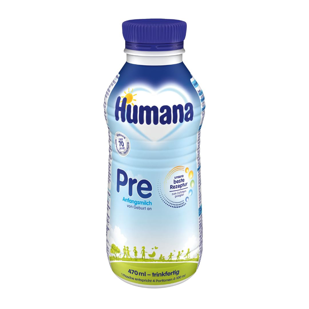 Humana PRE Säuglingsmilch, trinkfertig, 470 ml Flasche