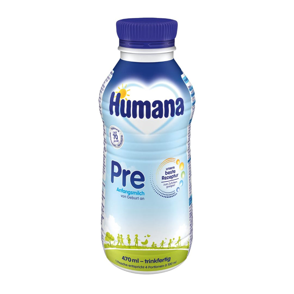 Humana PRE Säuglingsmilch, trinkfertig, 470 ml Flasche
