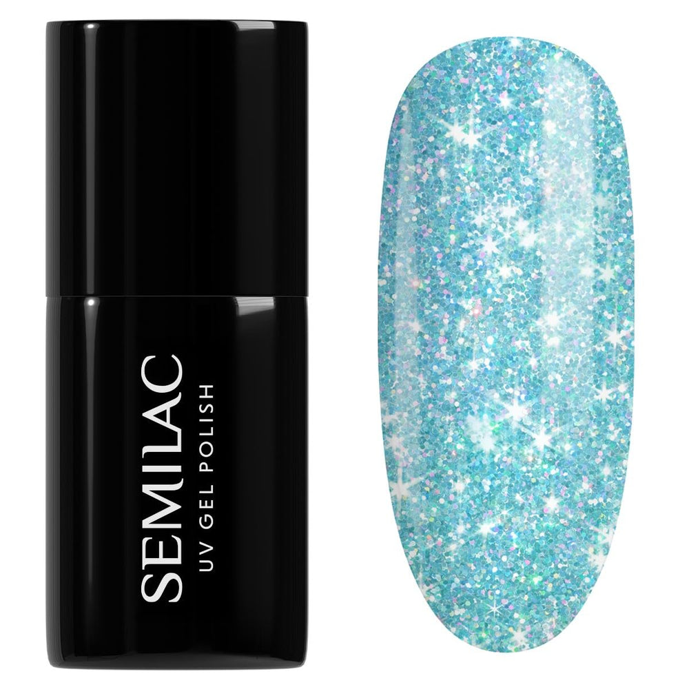 UV-Nagellack Semilac Hybrid 240 Icy Waterfall 7 ml, Seaqueen-Kollektion