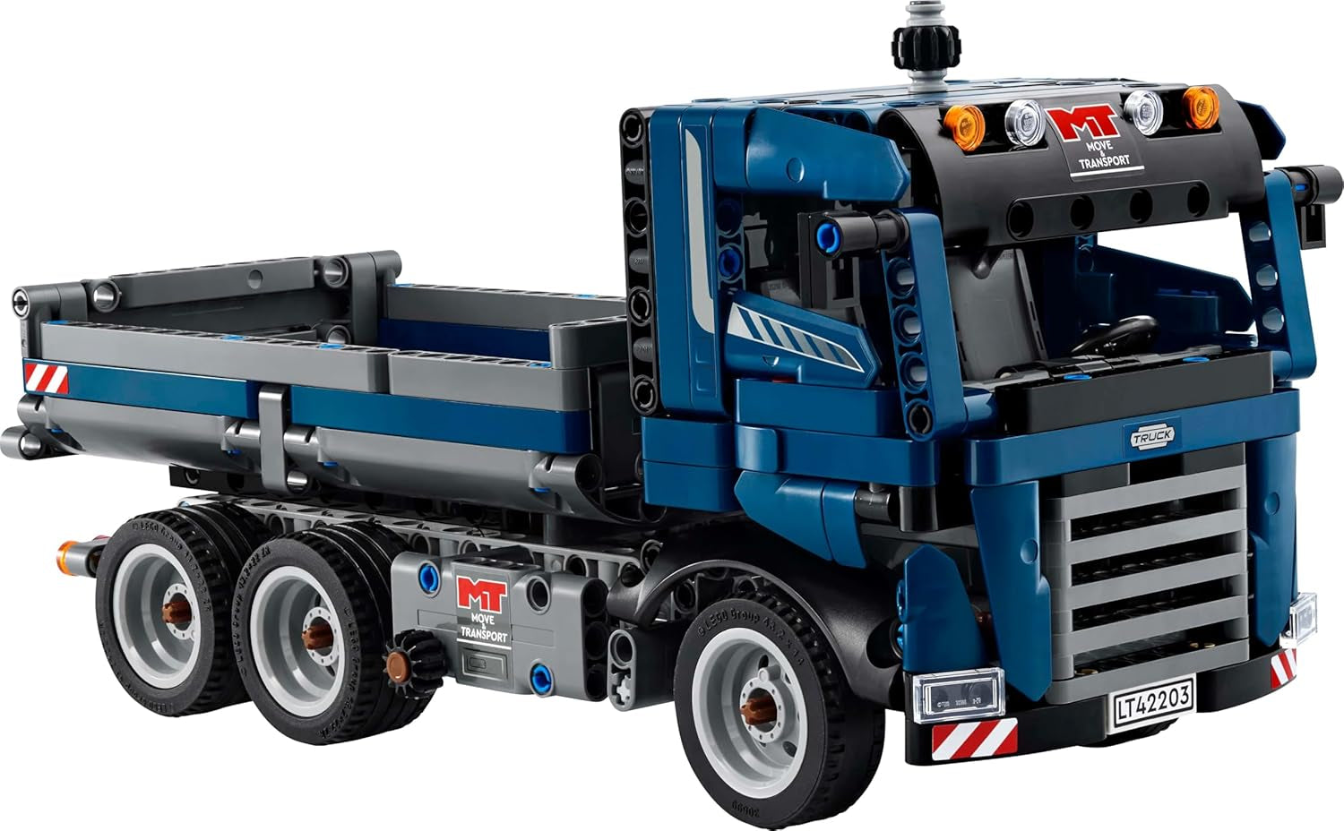 LEGO Technic Dump Truck Spielzeug mit Lenkrad und beweglichem Muldenkipper – blaues Baufahrzeug – Geschenkidee für Geburtstage oder Feiertage – Bauset für Jungen und Mädchen ab 9 Jahren 42203 Bausätze Besuchen Sie den LEGO-Store