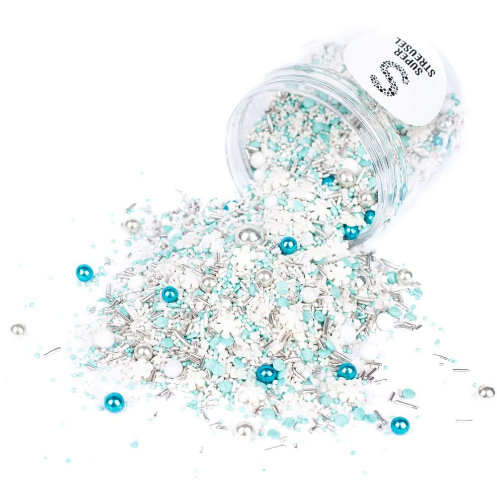 Super Streusel, Sprinkles Fulgi de zăpadă, 90 grame Sprinkles Naty Shop