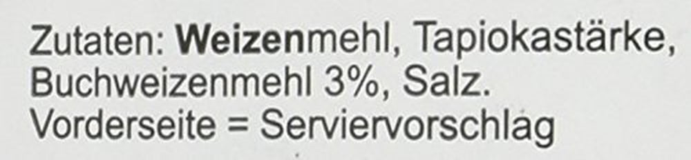 Sempio Buchweizennudeln (Herd), 4er Pack (4 x 300g)