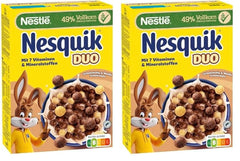 NESTLÉ Duo-Müsli, braunes und weißes Schokoladen-Müsli und Vollkorn-Müsli (1 x 325 g)