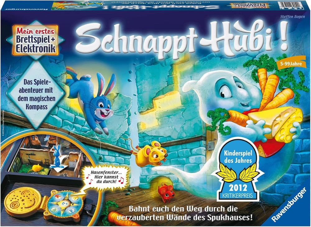 Ravensburger Catch Hubi, ein Party- und Familienspiel für Kinder und Erwachsene, Spiel des Jahres für 2–4 Spieler, geeignet ab 5 Jahren – Geburtstagsgeschenke