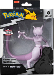 Pokémon Pkw2417-15Cm Figur auswählen – Mewtu Offizielle bewegliche Figur Actionfiguren Naty Shop