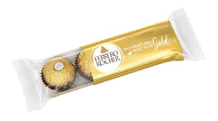 Ferrero Rocher – Knusprige und cremige Haselnuss-Spezialitäten-Pralinen – Valentinstagsgeschenk für Sie und Ihn – 16 Packungen mit 4 einzelnen Pralinen