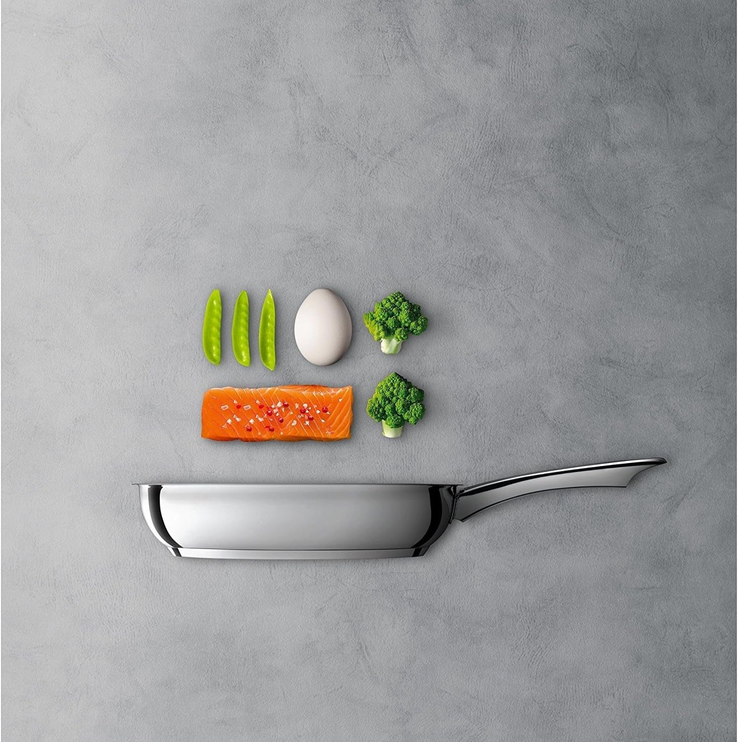 Induktionspfanne Silit Talis 24 cm, Edelstahl, Keramikbeschichtung, ofenfest Töpfe und Pfannen Naty Shop