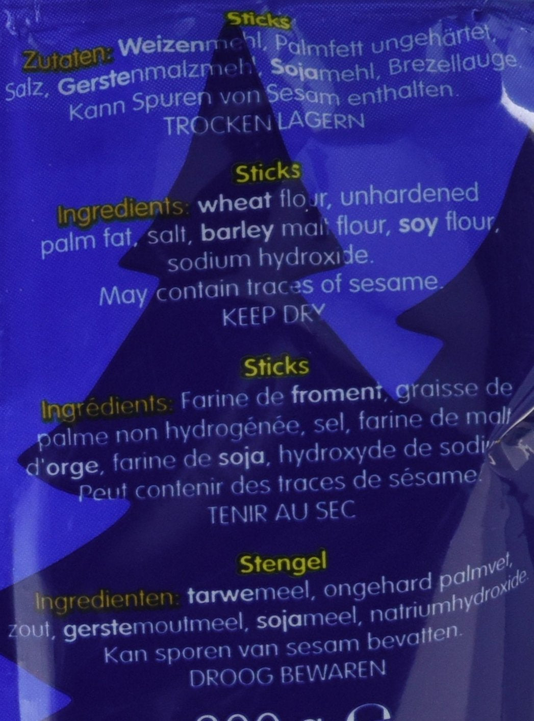 Produse de patiserie, Pachet de 6 (6 x 200 g), Ambalaj variabil