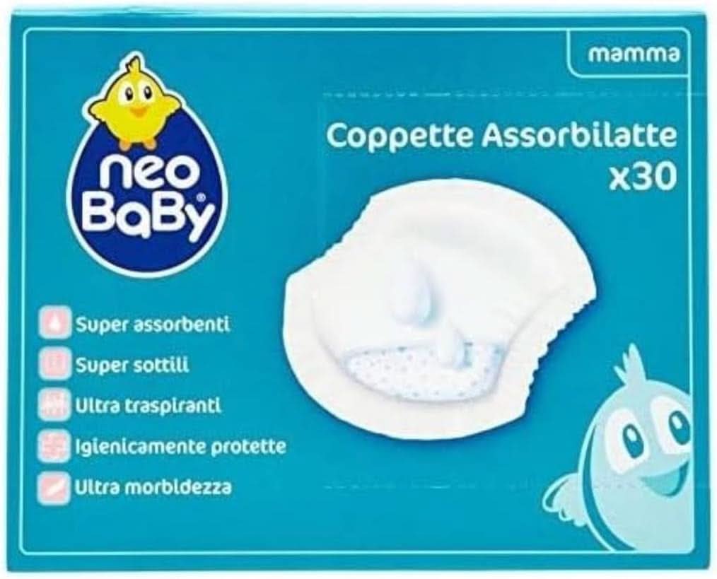 Neo Baby, Saugbecher für Muttermilch, 30 Stück Lebensmittel- und Stillzubehör Bebe Naty Shop