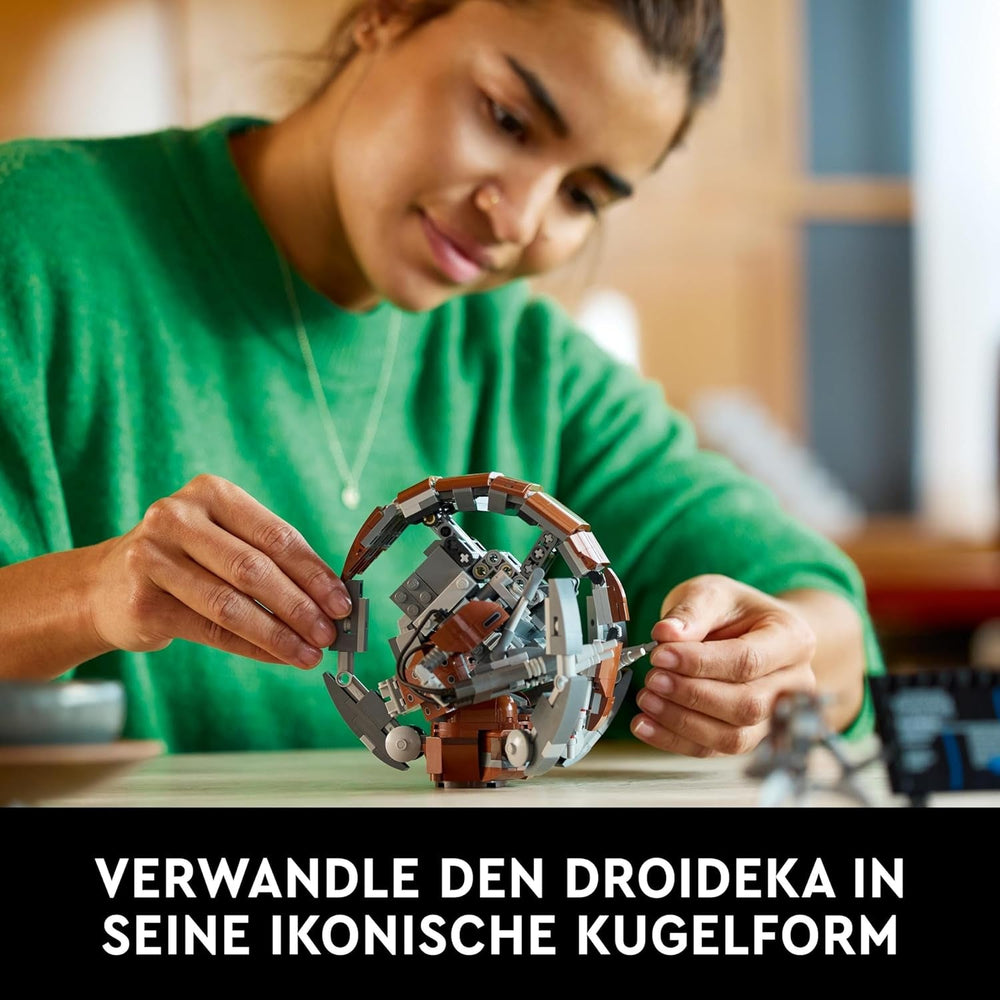 LEGO Star Wars Droideka-Set, Droiden-Modellbausatz für Erwachsene, Schreibtischdekoration, Sammlerstück, Geschenkidee für Männer und Frauen 75381 Bausets Besuchen Sie den LEGO-Store