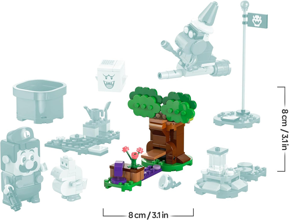 LEGO Super Mario Abenteuer mit dem interaktiven Luigi, Nintendo Geschenk für Jungen, Mädchen und Gamer ab 6 Jahren, Abenteuer-Spielset für Kinder mit rosa Baby Yoshi 71440