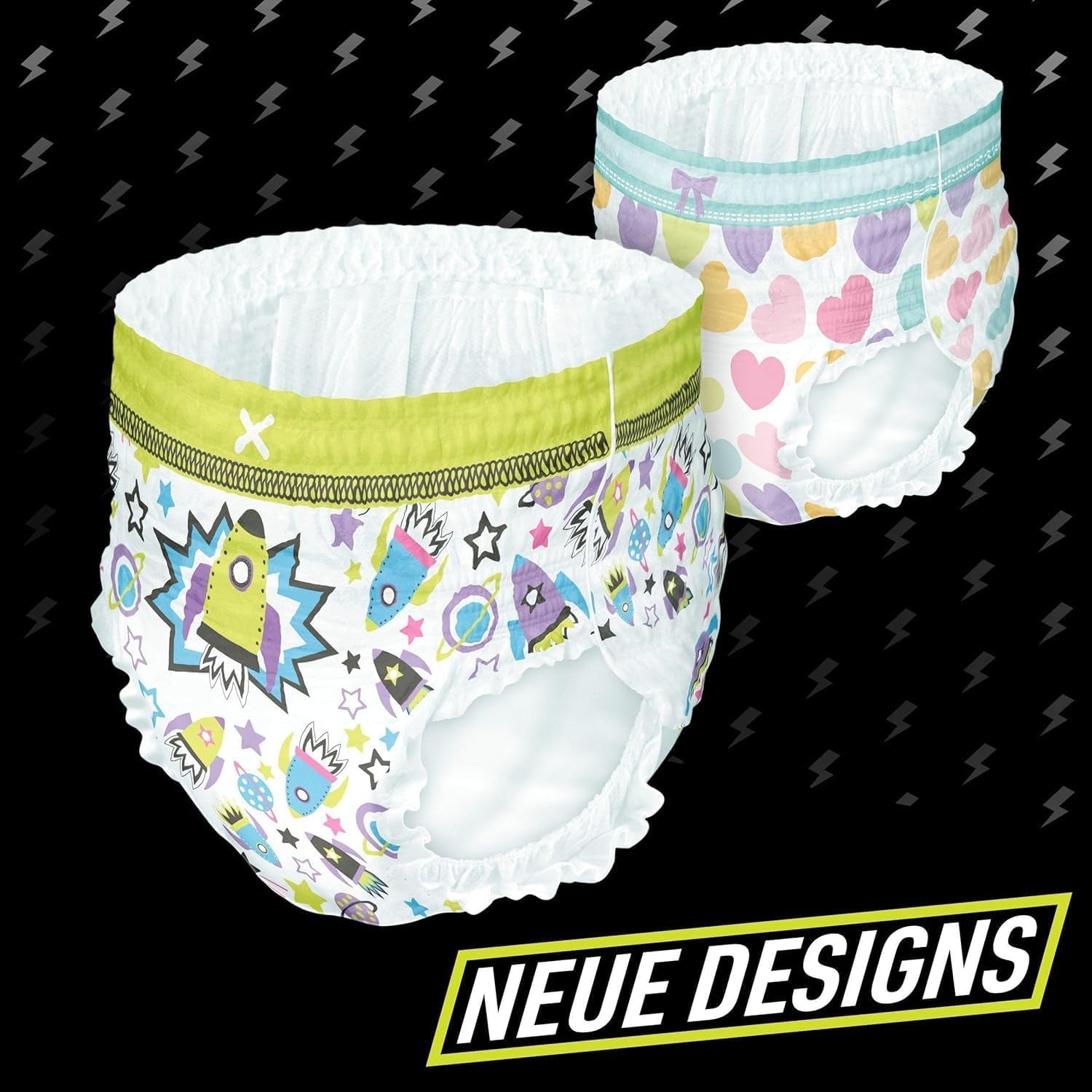 Raumschiff-Pyjamahosen, 10er-Pack saugfähige Nachthosen, 7 Jahre, 17 kg–30 kg, Auslaufschutz für die ganze Nacht