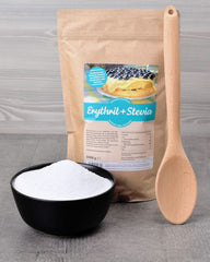 Erythrit + Stevia Natürlicher Zuckerersatz ohne Kalorien 1:1, 1 kg Süßstoffe Naty Shop