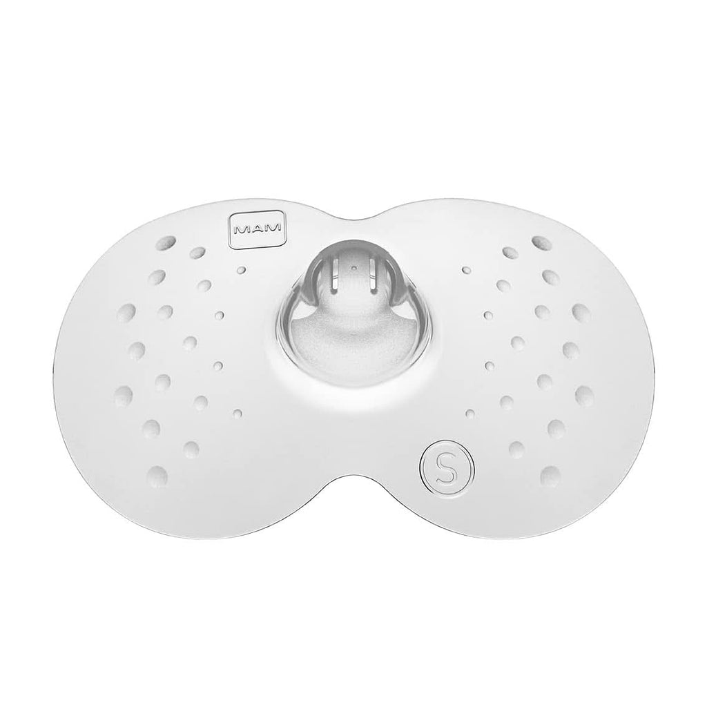 MAM Stillhütchen Größe S (Ø 17 Mm) Im 2Er-Set, Extra Weiche Brusthütchen Zum Schutz Beim Stillen, Brustwarzenschutz Für Maximalen Hautkontakt Zwischen Mutter Und Kind Accesorii Hrana si Alaptare Bebe Naty Shop