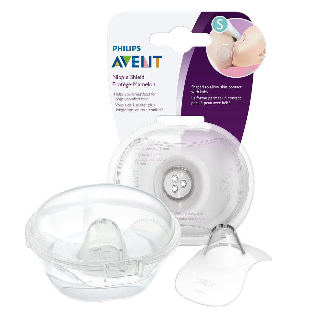 Philips Avent Brustwarzenschutz (Modell SCF153/03) Zubehör Essen und Stillen Bebe Naty Shop Klein (15 mm)