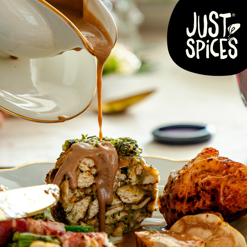 Just Spices Umami Allrounder I Soßen, Fleisch, Gemüse & mehr herzhaft würzen I Gewürzdose, 55 g