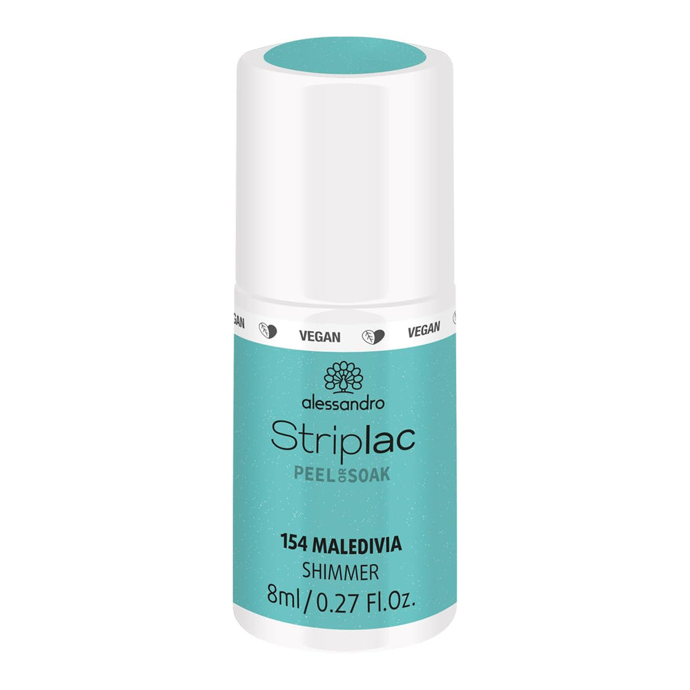 UV-Nagellack alessandro Striplac Lavender Lemonade – Zart und langanhaltend – Einfache Entfernung dank der Entfernungstechnologie – Vegan und tierversuchsfrei – 8 ml