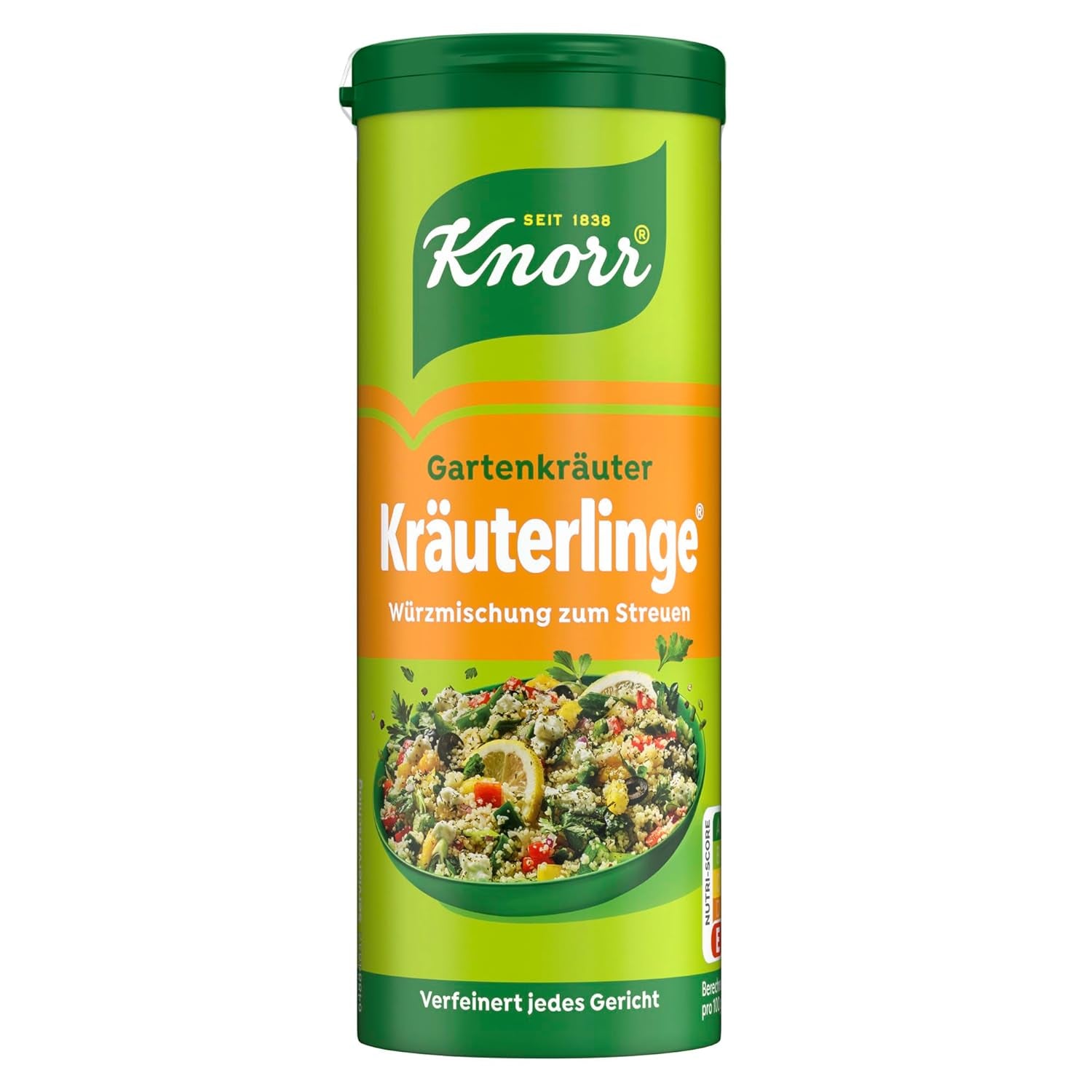 Knorr Kräuterlinge Italienische Kräuterwürzmischung zum Streuen für Pasta, Gemüse oder einen Salat 60 g