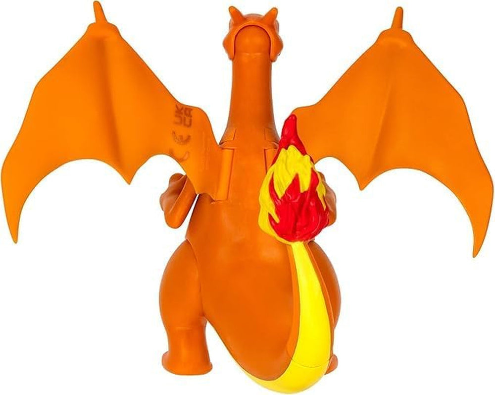 Pokémon PKW0368 – Battle Feature Figure – Glurak Offizielle bewegliche Figur 11,5 cm Actionfiguren Naty Shop