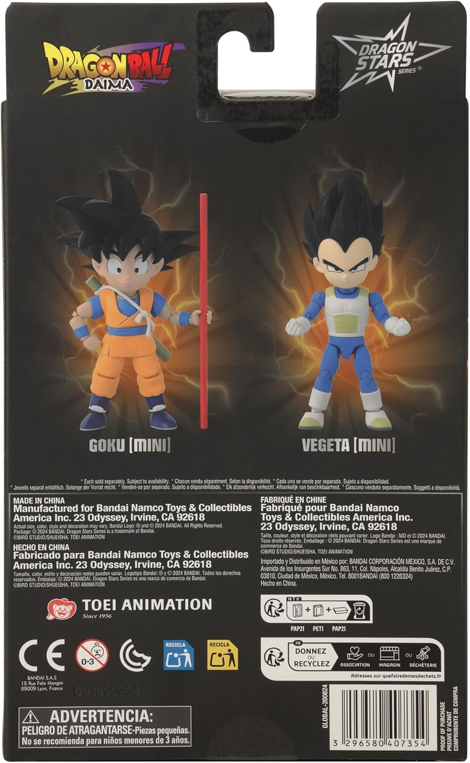 BANDAI - Dragon Ball Daima Kid Goku - Dragon Star Figur 17 cm - Kid Goku Figur mit Zubehör - Offizielle Dragon Ball Lizenz - Bewegliche Mini Goku Figur - Spielzeug ab 4 Jahren - 40735 Actionfiguren Naty Shop