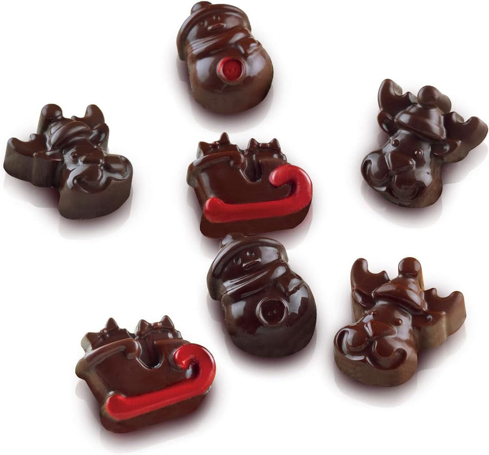 Silikomart 199194, für Schokoladenpralinen, Wintermotiv Kitchen Naty Shop