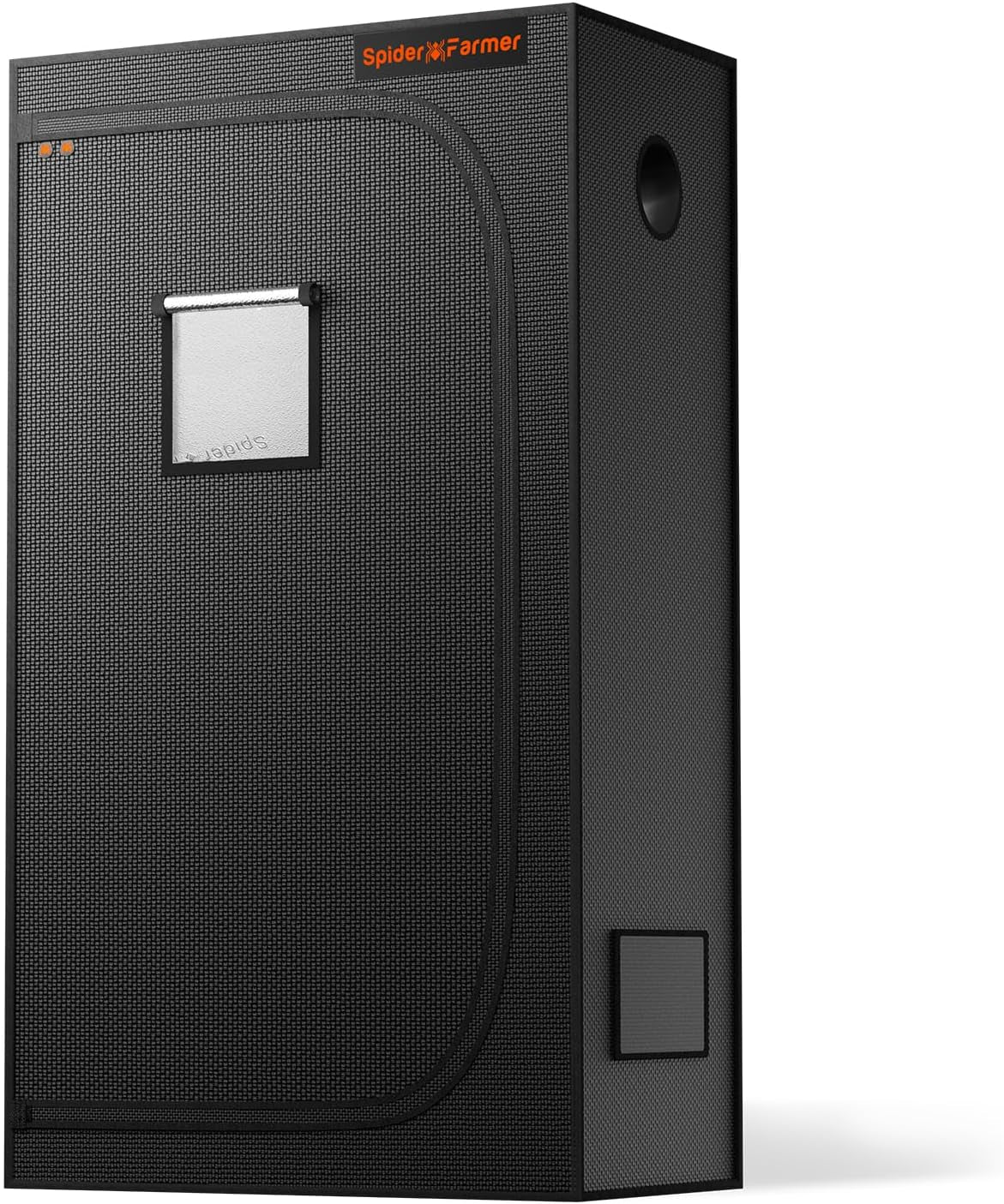 Spider Farmer Pro 70 x 140 x 200 cm großes Wachstumszelt mit Rolltür, Beobachtungsfenster, abnehmbarer Bodenplatte, Mylar 2000D-Gewebe, für Indoor-Hydrokulturen mit SF4000, G4500, SE4500