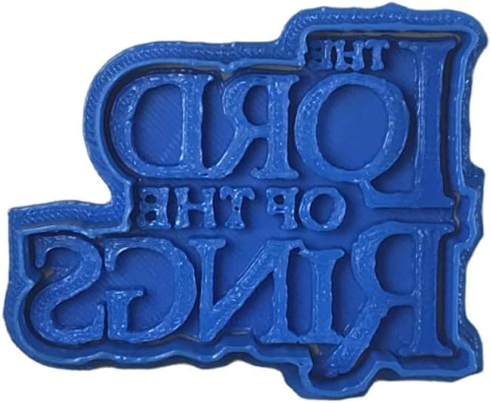 Formă de biscuiți cu logo-ul Stăpânului Inelelor, albastră