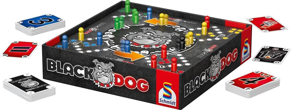 Schmidt Spiele 49323 Black DOG, joc de familie
