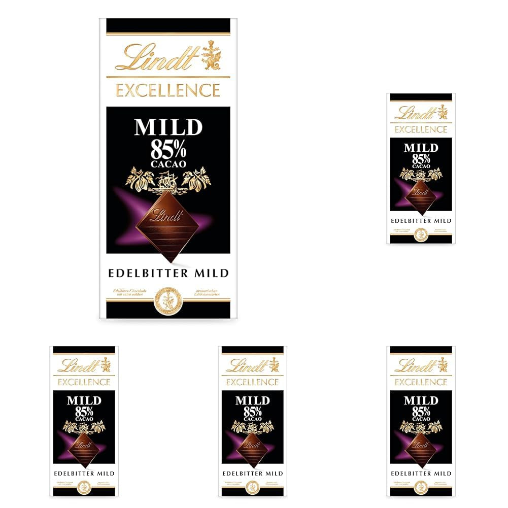 Lindt-Schokolade | Riegel EXCELLENCE 85 % Kakao | 100g | Extra dunkle Schokolade | Veganer Schokoriegel