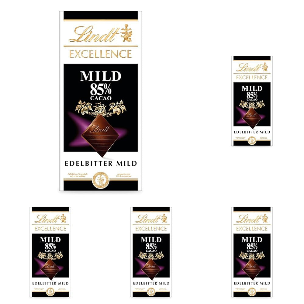 Lindt-Schokolade | Riegel EXCELLENCE 85 % Kakao | 100g | Extra dunkle Schokolade | Veganer Schokoriegel