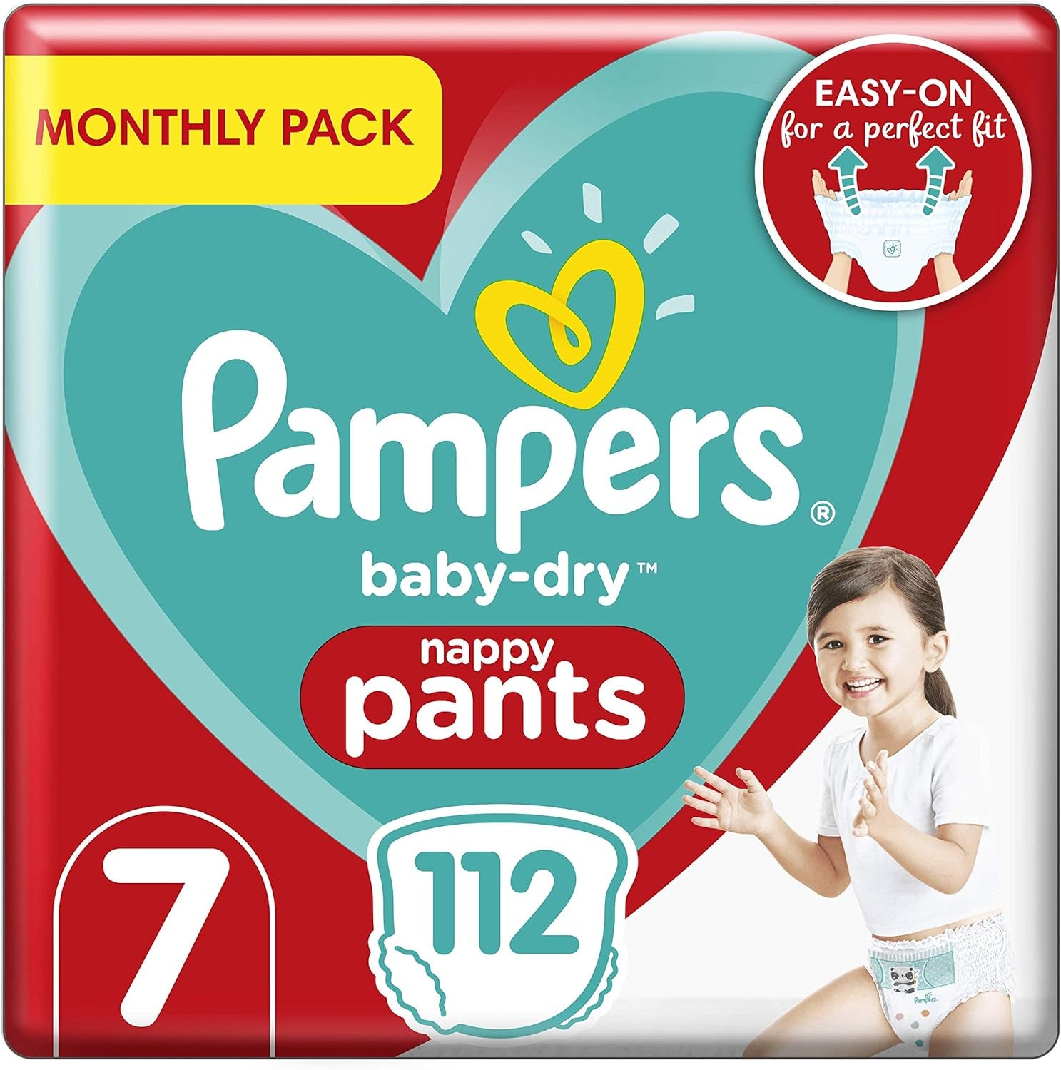 Pampers (alte Version), Höschen, Größe 4, 9 kg–15 kg, Dreierpack (1 x 88 Windeln)