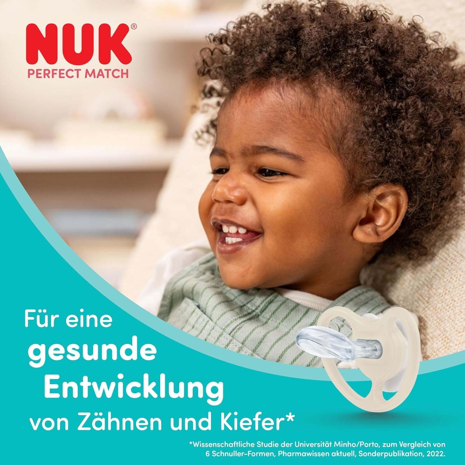 Suzete NUK Perfect Match Air pentru bebeluși | 6-18 luni | Suzete ortodontice care promovează circulația aerului și previn erupțiile cutanate cauzate de salivație | Acceptare 95% de către bebeluși** | Disney Winnie the Pooh | Pachet de 2