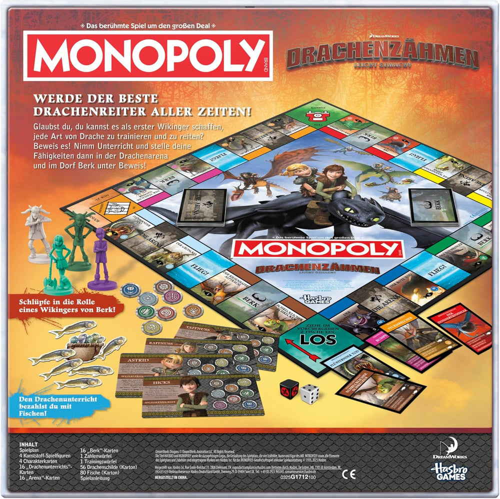 DreamWorks Brettspiel „Drachenzähmen leicht gemacht“ – Deutsche Version