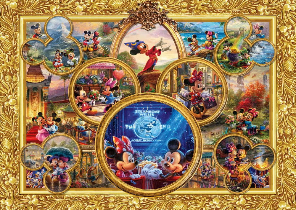 Schmidt Spiele 57371 Thomas Kinkade, Disney, Mickey & Minnie, Dream Collage 2, jigsaw puzzle 2000 piese Puzzle Naty Shop