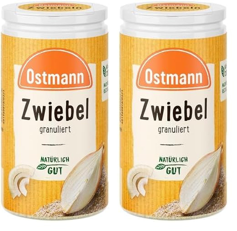 Ostmann Gewürze - Zwiebeln gekörnt | Zwiebelpulver zum Würzen herzhafter Gerichte | 40 g in recyclebarer Dose